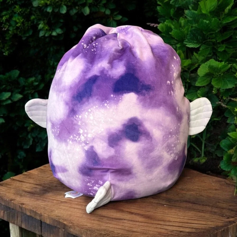 Squishmallows Easton Anglerfish Soft Purple Plush - New With Tag